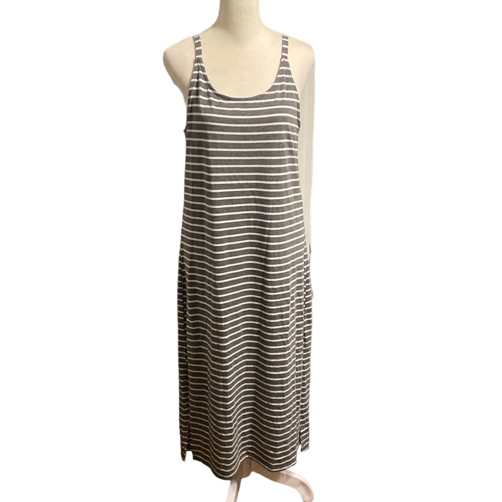 UMGEE striped tank top T-shirt maxi dress